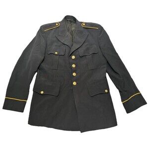 Army Service Uniform ASU Jacket Coat Male Enlisted Fits Like Large Marlow White